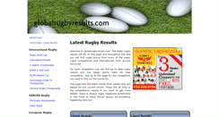 Desktop Screenshot of globalrugbyresults.com